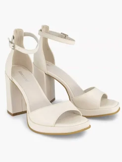 Sandalen|Graceland Witte Sandalette