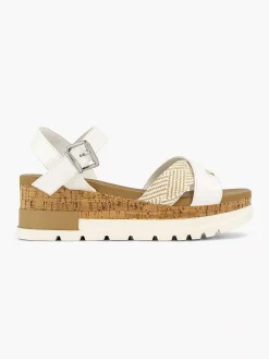 Sandalen|Graceland Witte Sandalette