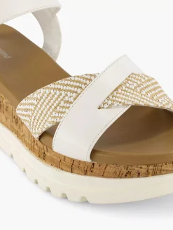 Sandalen|Graceland Witte Sandalette