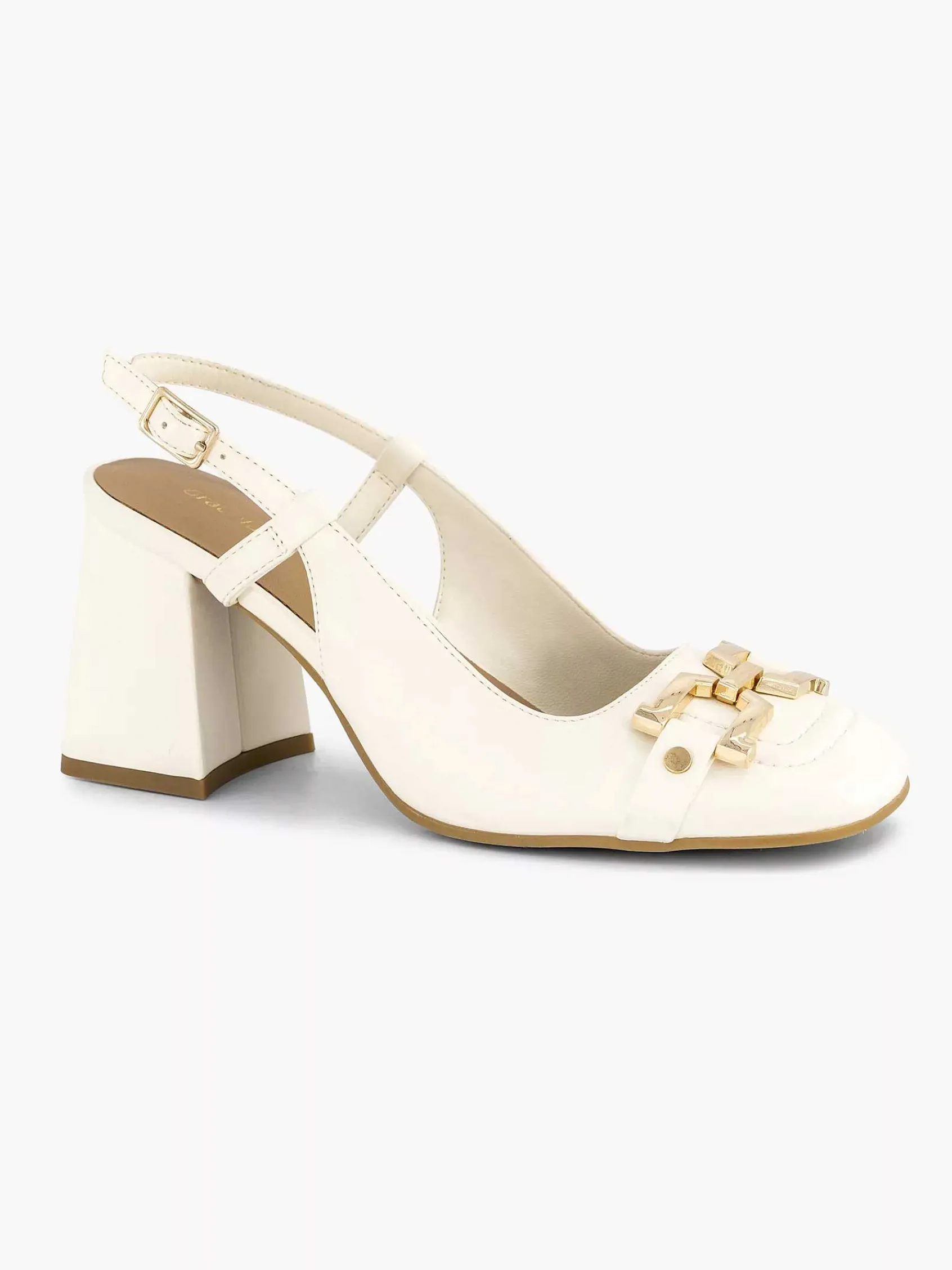 Pumps|Graceland Witte Slingback