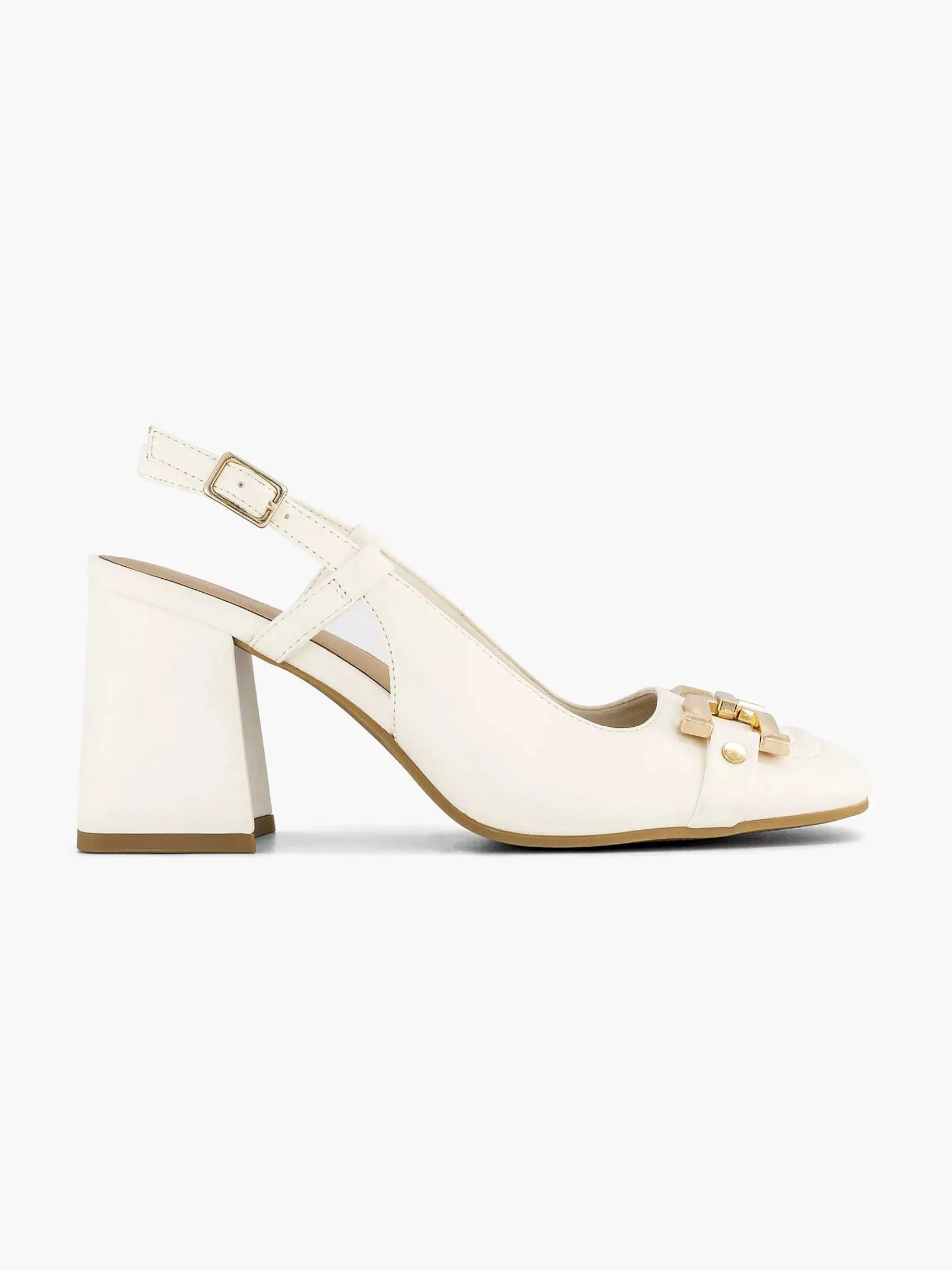 Pumps|Graceland Witte Slingback