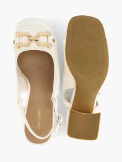 Pumps|Graceland Witte Slingback