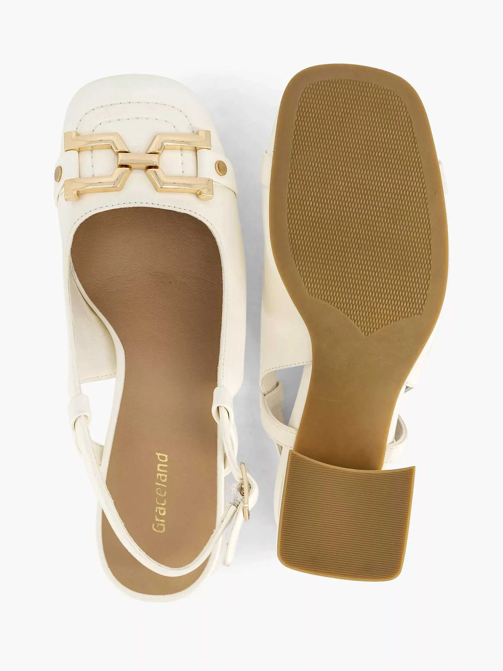 Pumps|Graceland Witte Slingback