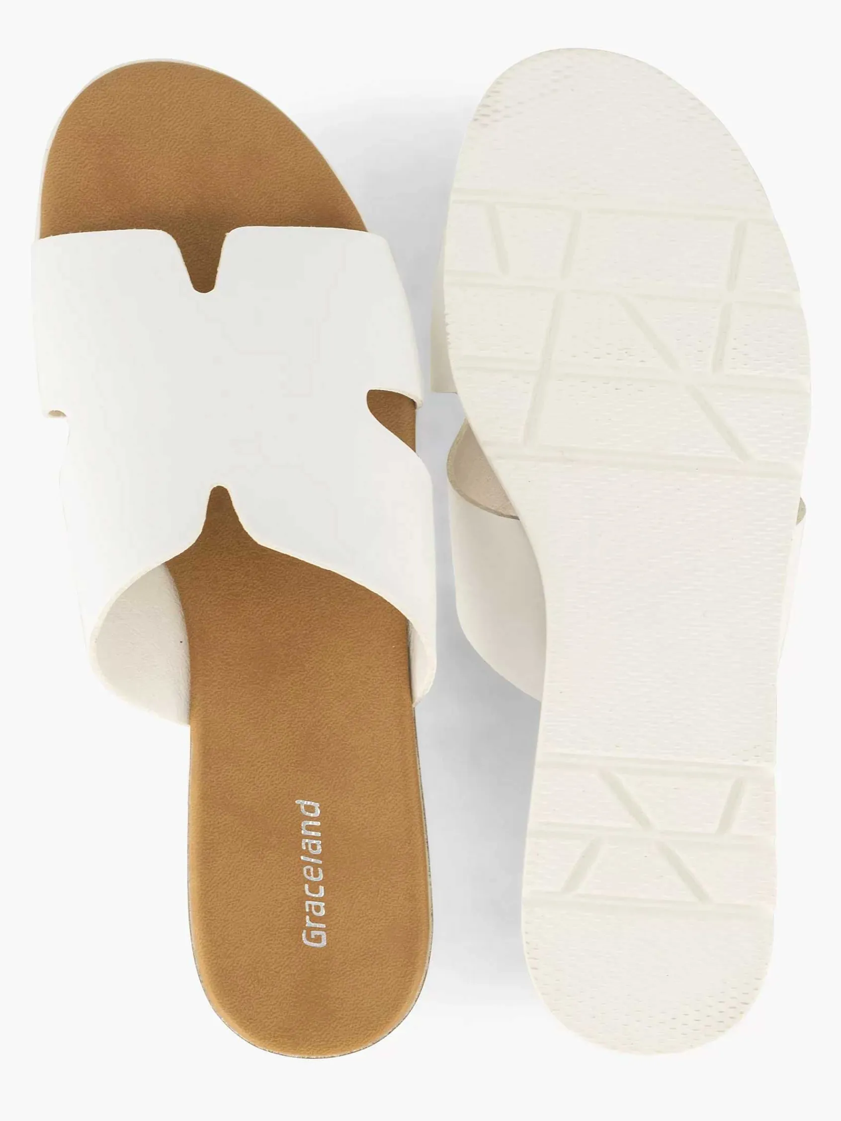 Slippers|Graceland Witte Slipper