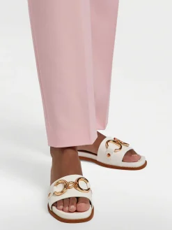 Slippers|Graceland Witte Slipper Sierketting