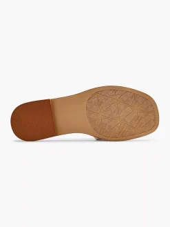 Slippers|Graceland Witte Slipper Sierketting
