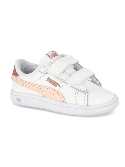 Jongensschoenen|Puma Witte Smash 3.0 L V Inf