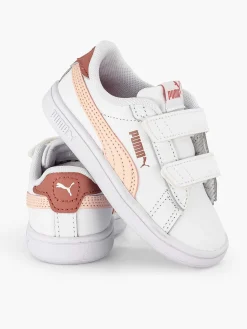 Jongensschoenen|Puma Witte Smash 3.0 L V Inf