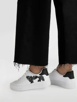 Sneakers|Graceland Witte Sneaker Bloemen