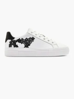 Sneakers|Graceland Witte Sneaker Bloemen