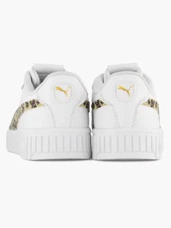 Jongensschoenen|Puma Witte Sneaker Carina 2.0 Animal Update Jr