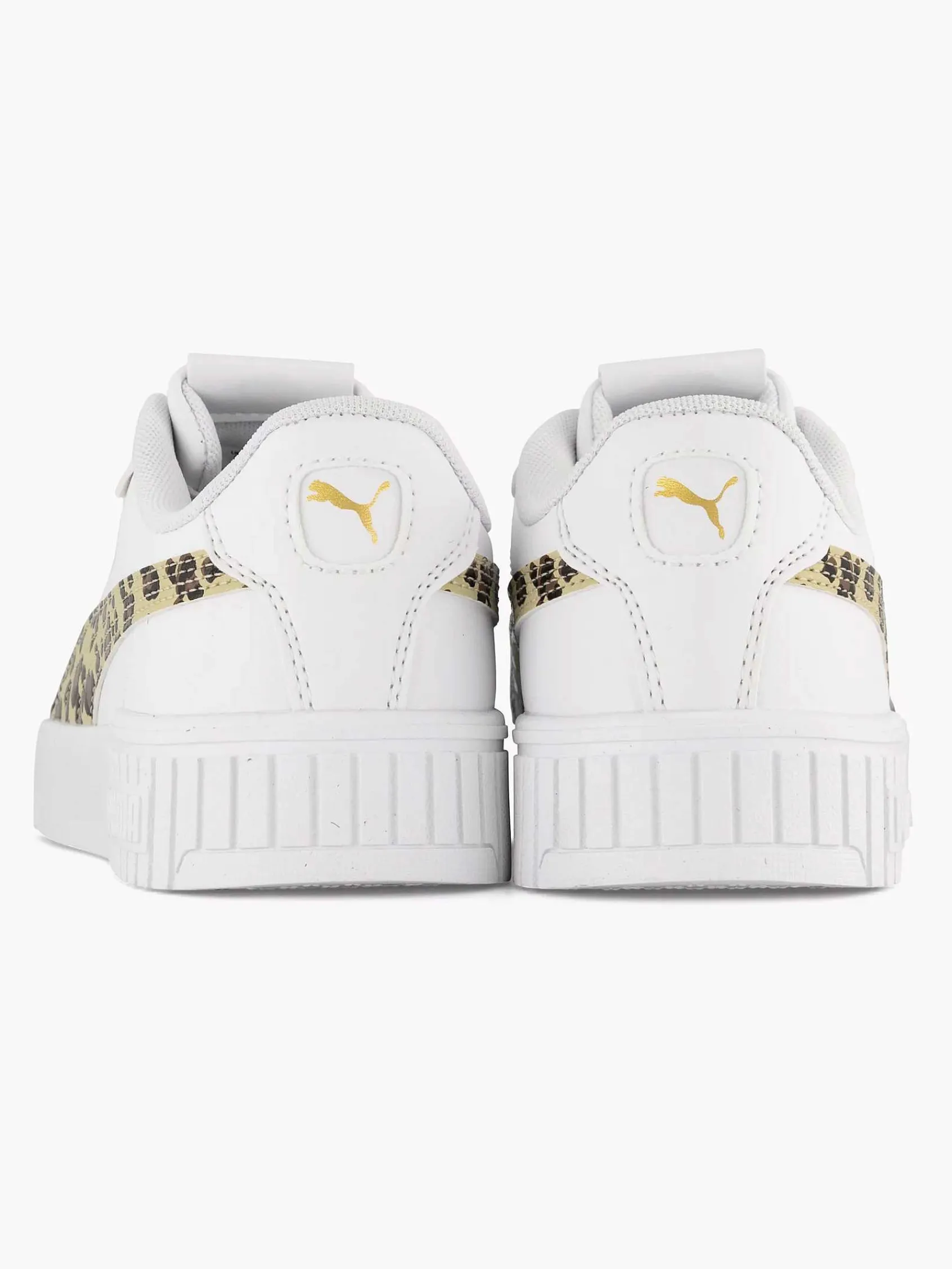 Jongensschoenen|Puma Witte Sneaker Carina 2.0 Animal Update Jr