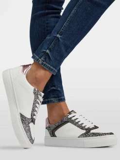 Sneakers|Graceland Witte Sneaker Glitter