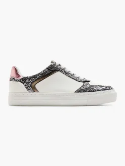 Sneakers|Graceland Witte Sneaker Glitter