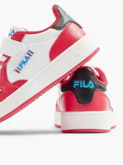 Jongensschoenen|FILA Witte Sneaker Klittenband