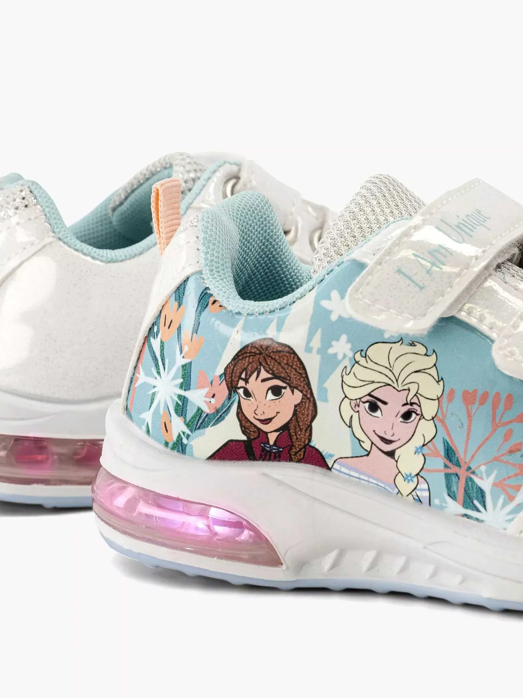 Jongensschoenen|Disney Frozen Witte Sneaker Lichtjes