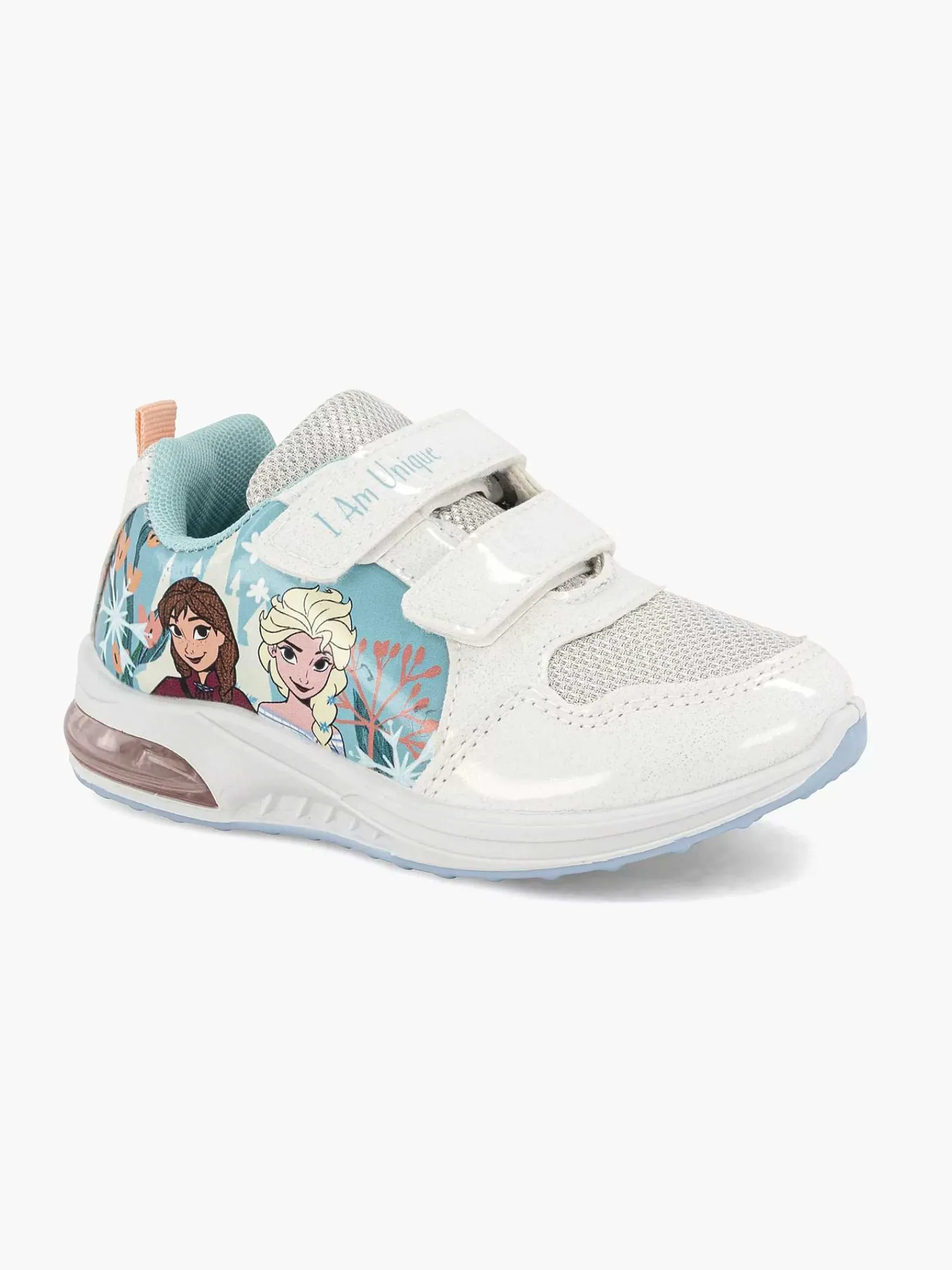 Jongensschoenen|Disney Frozen Witte Sneaker Lichtjes