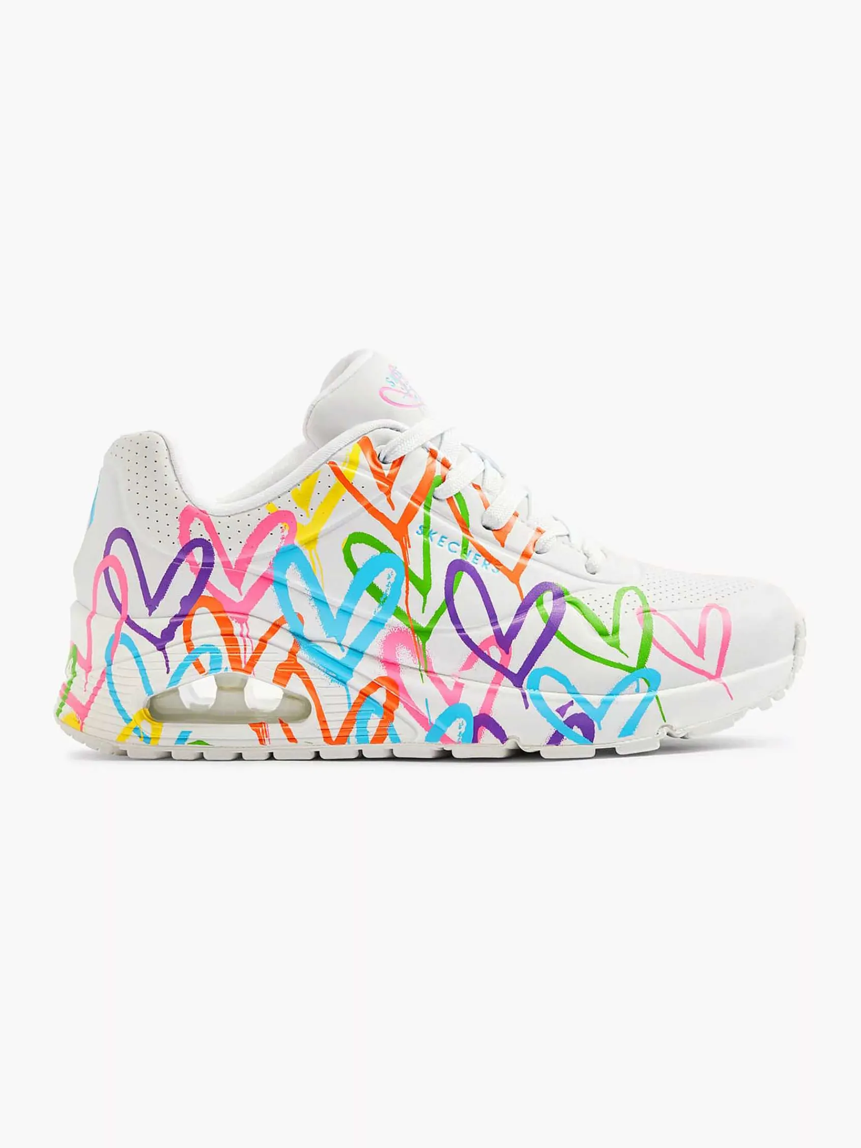 Sneakers|Skechers Witte Sneaker Memory Foam