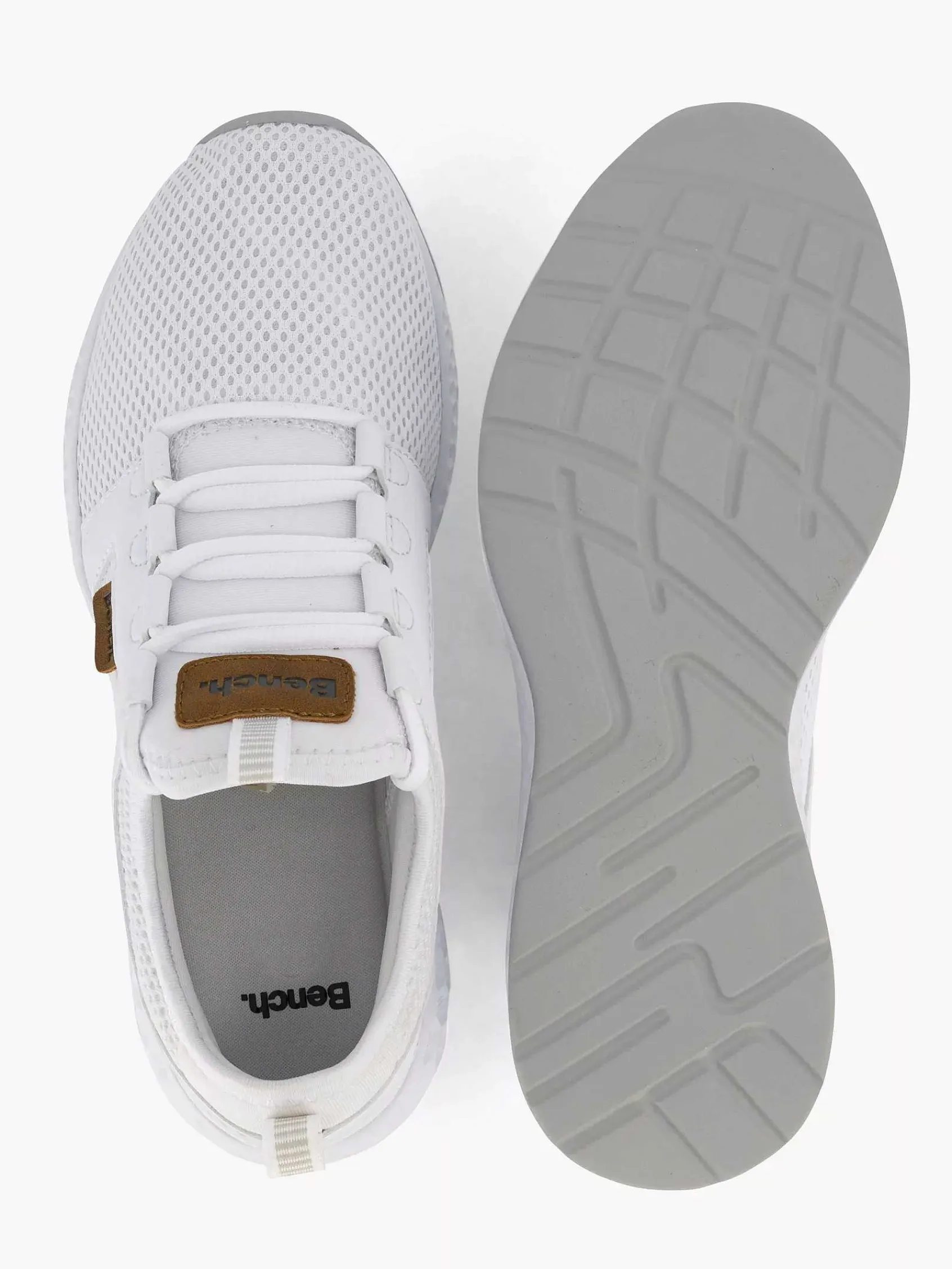 Sneakers|Bench Witte Sneaker Memory Foam
