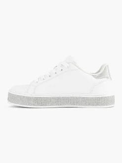 Jongensschoenen|Graceland Witte Sneaker Steentjes