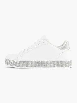Jongensschoenen|Graceland Witte Sneaker Steentjes