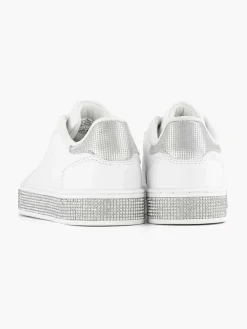 Jongensschoenen|Graceland Witte Sneaker Steentjes