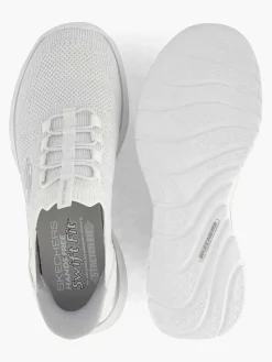 Sneakers|Skechers Witte Sneaker Swift Fit - Hands Free Sole Provider