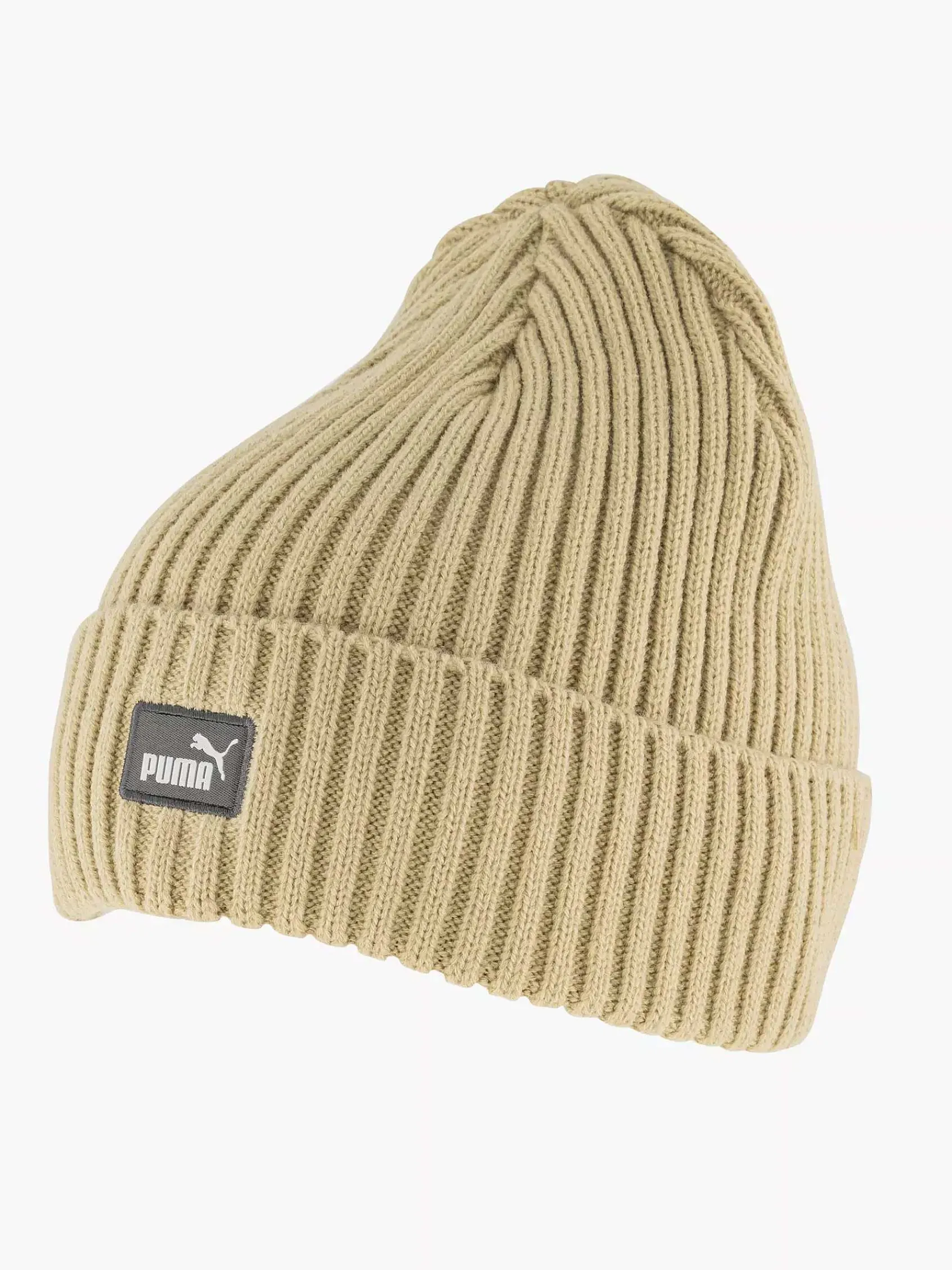 Online Exclusive Accessoires|Puma Zandkleurige Classic Cuff Beanie