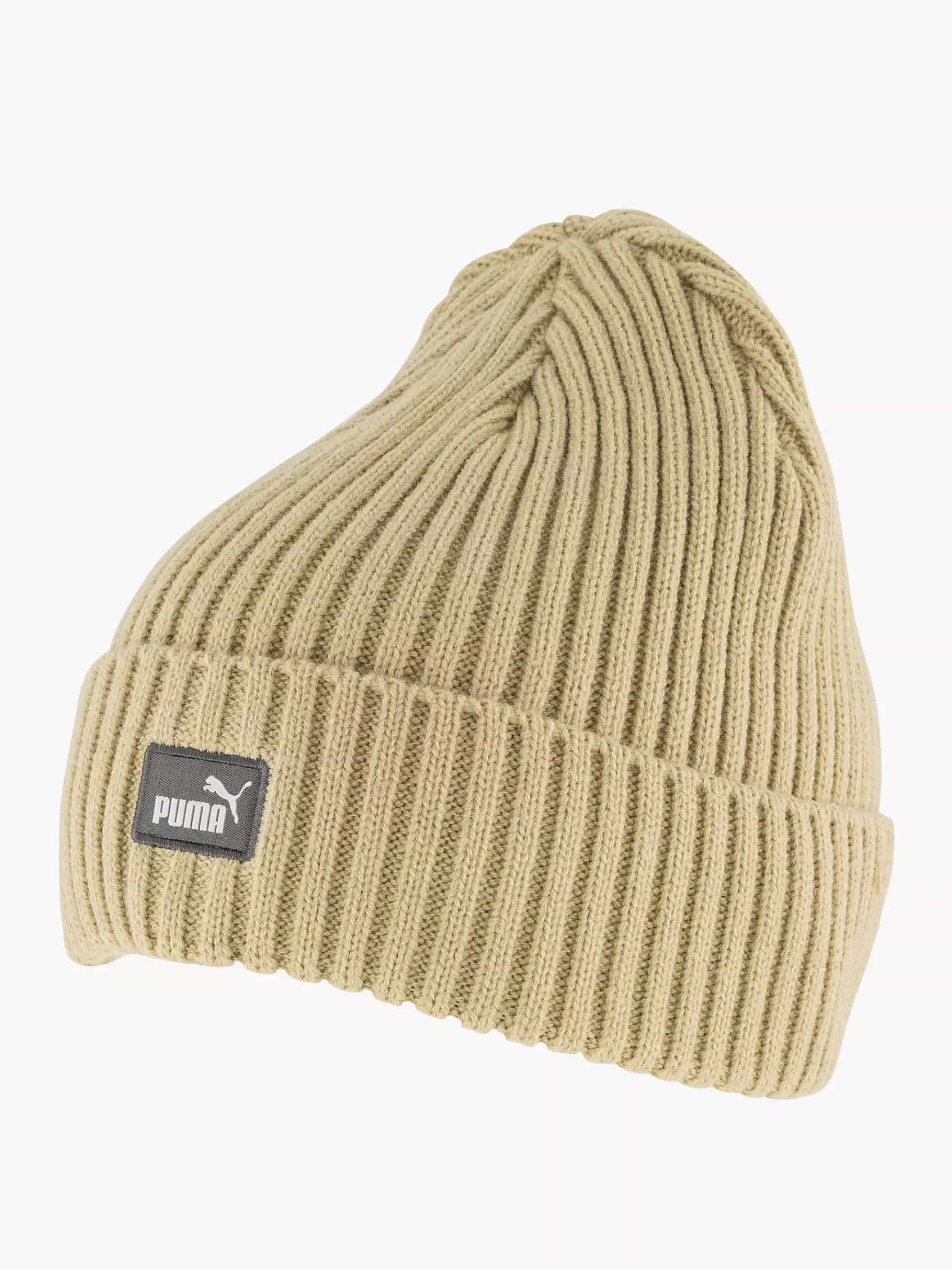 Online Exclusive Accessoires|Puma Zandkleurige Classic Cuff Beanie