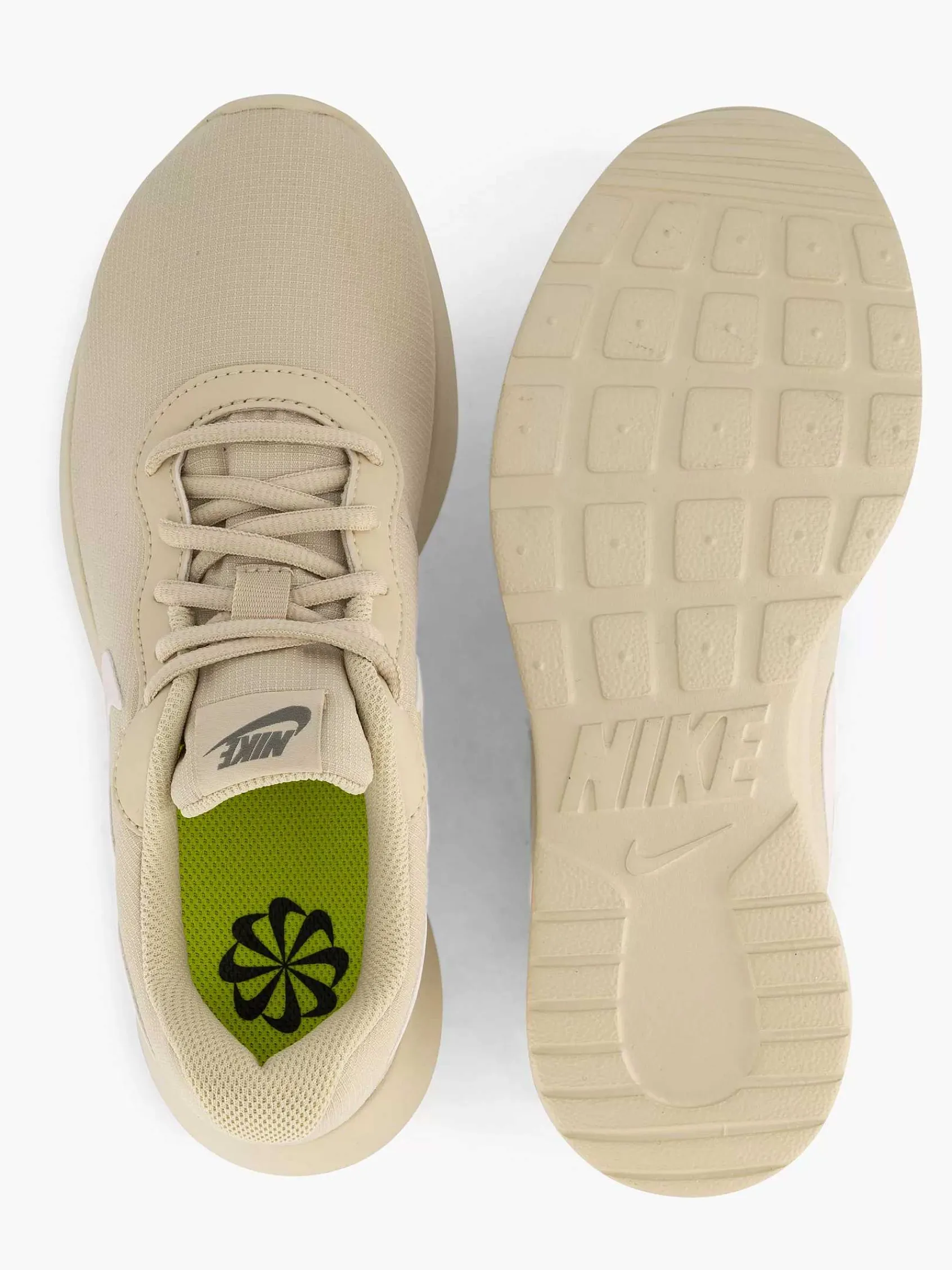 Sneakers|Nike Zandkleurige Tanjun Refine