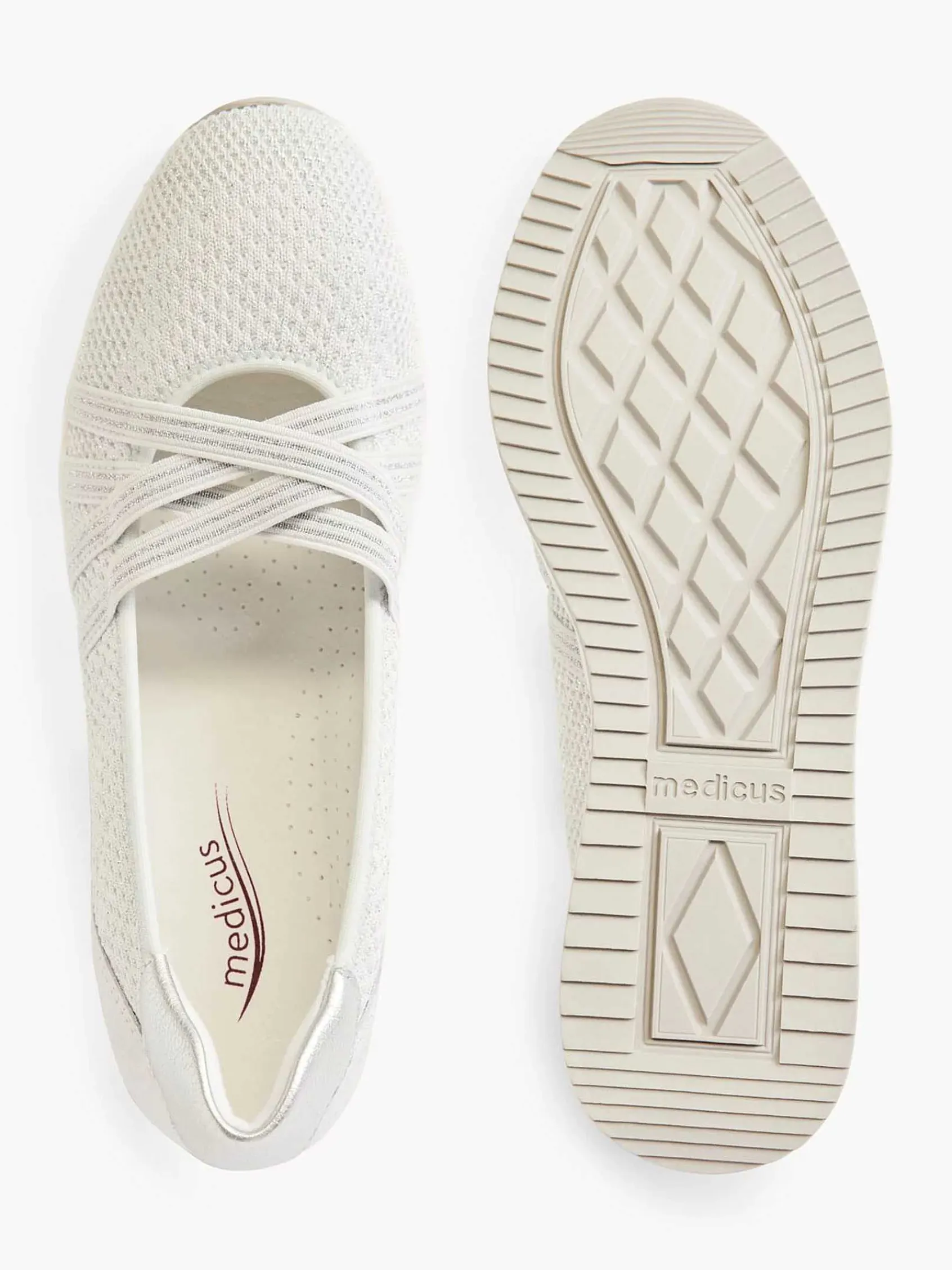 Comfort Schoenen|Medicus Zilveren Comfort Instapper