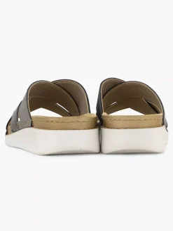 Sandalen|Easy Street Zilveren Comfort Slipper