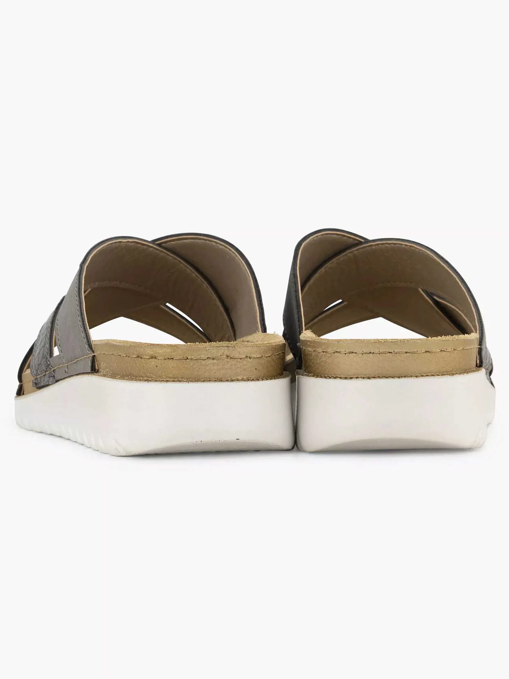 Sandalen|Easy Street Zilveren Comfort Slipper