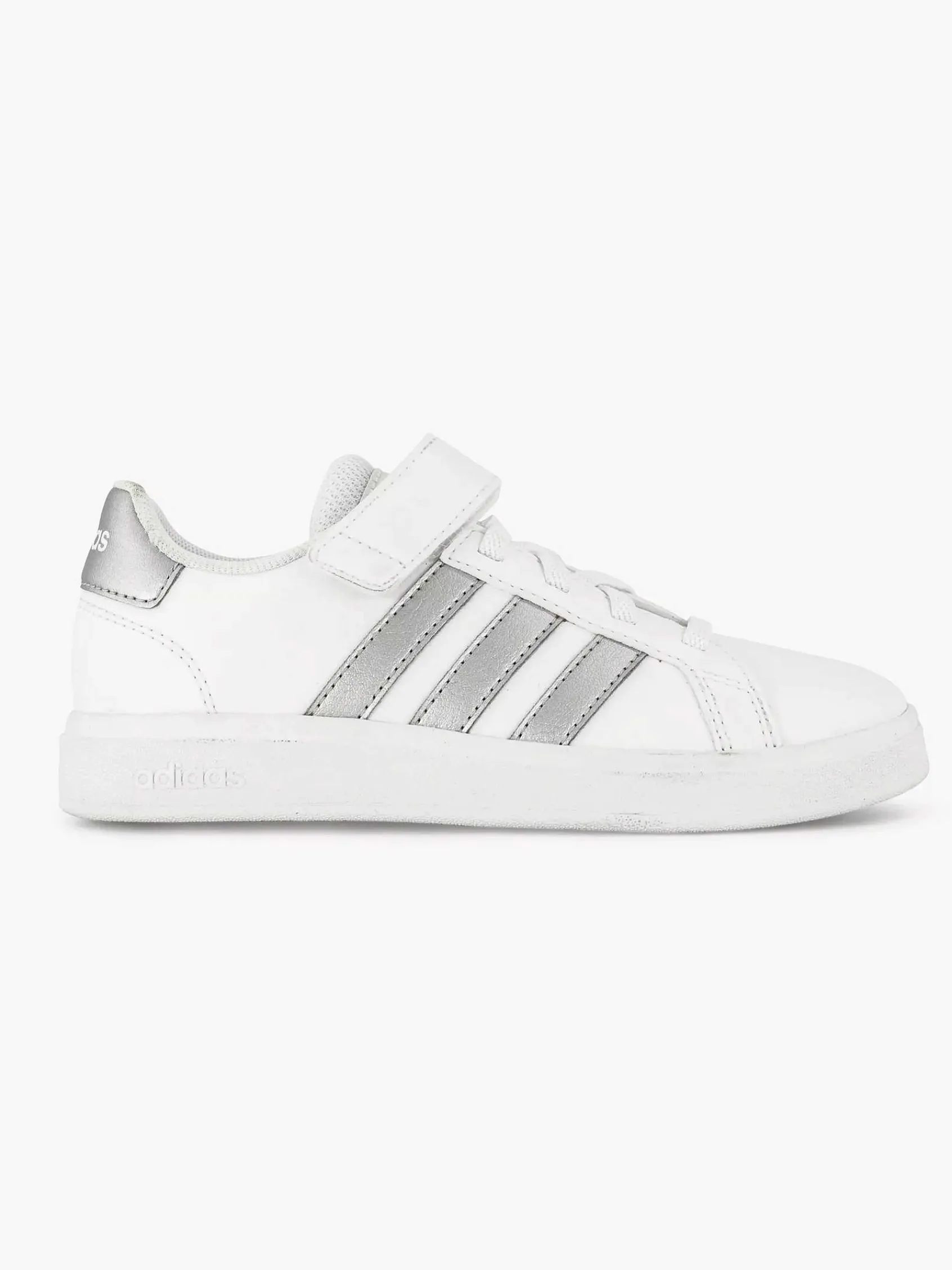 Jongensschoenen|adidas Zilveren Grand Court 2.0 El K