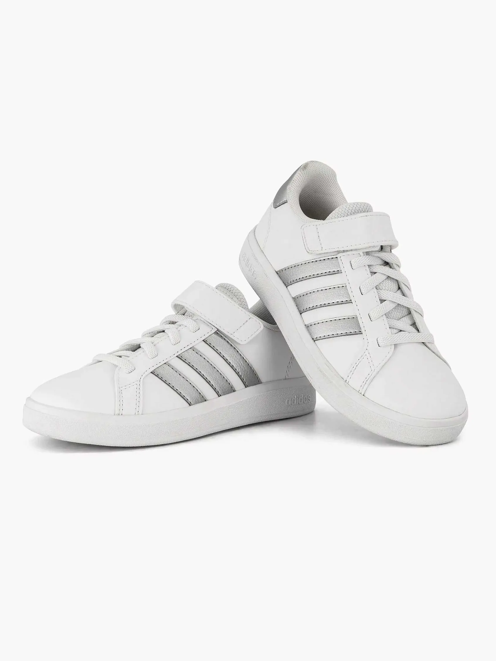 Jongensschoenen|adidas Zilveren Grand Court 2.0 El K