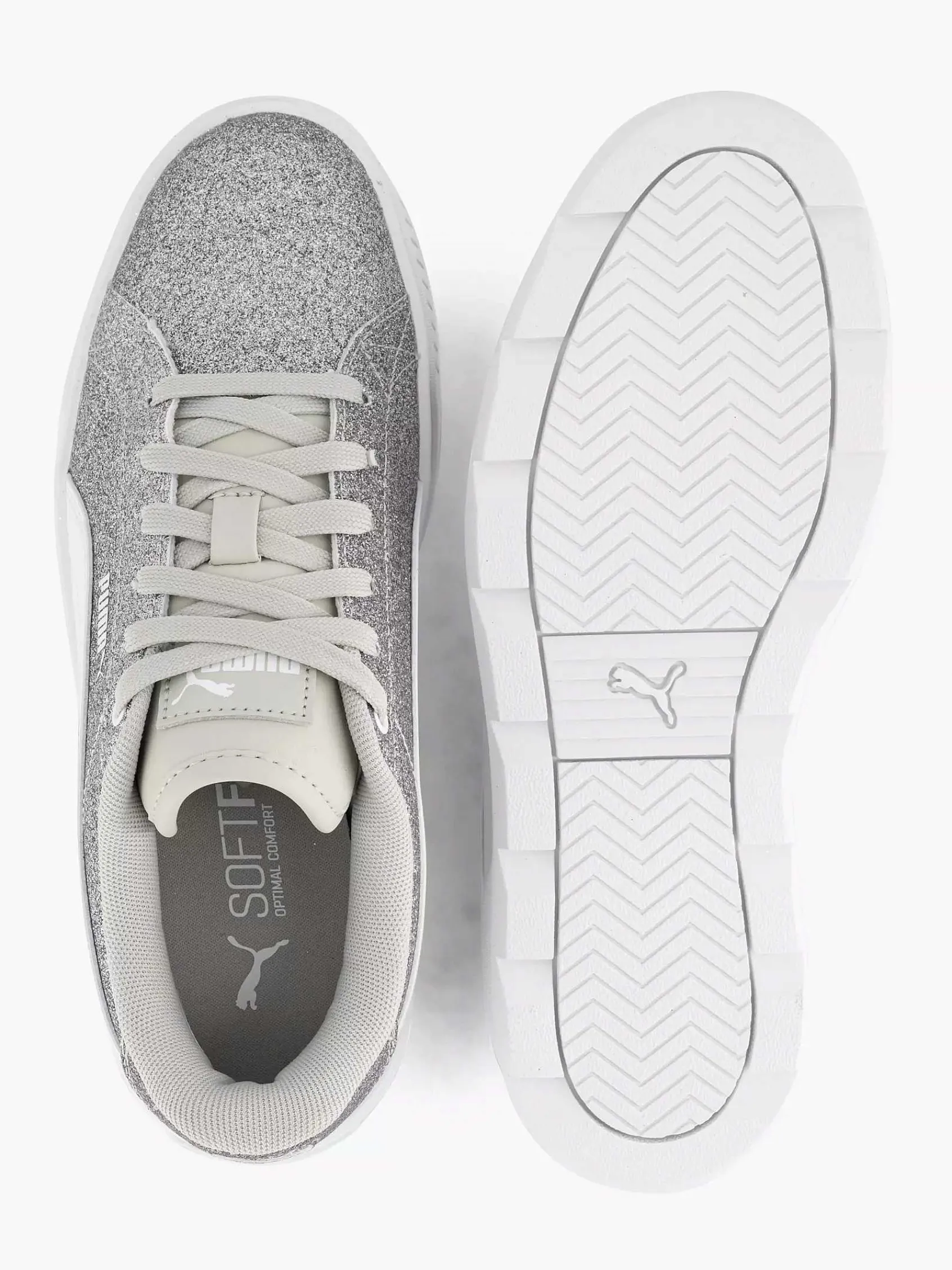 Sneakers|Puma Zilveren Karmen Glitz Jr