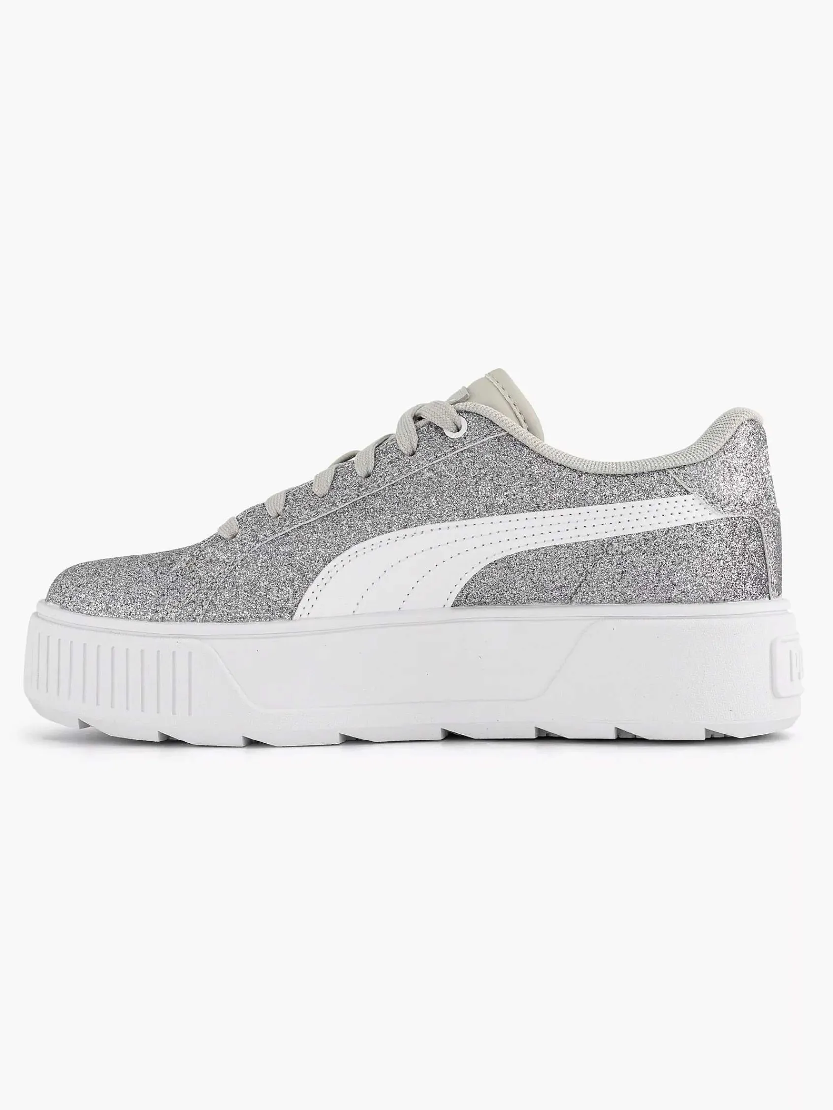 Sneakers|Puma Zilveren Karmen Glitz Jr
