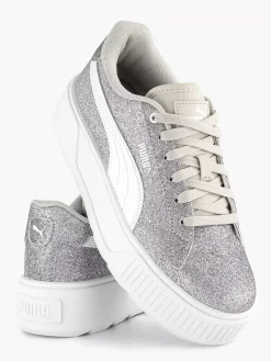 Sneakers|Puma Zilveren Karmen Glitz Jr