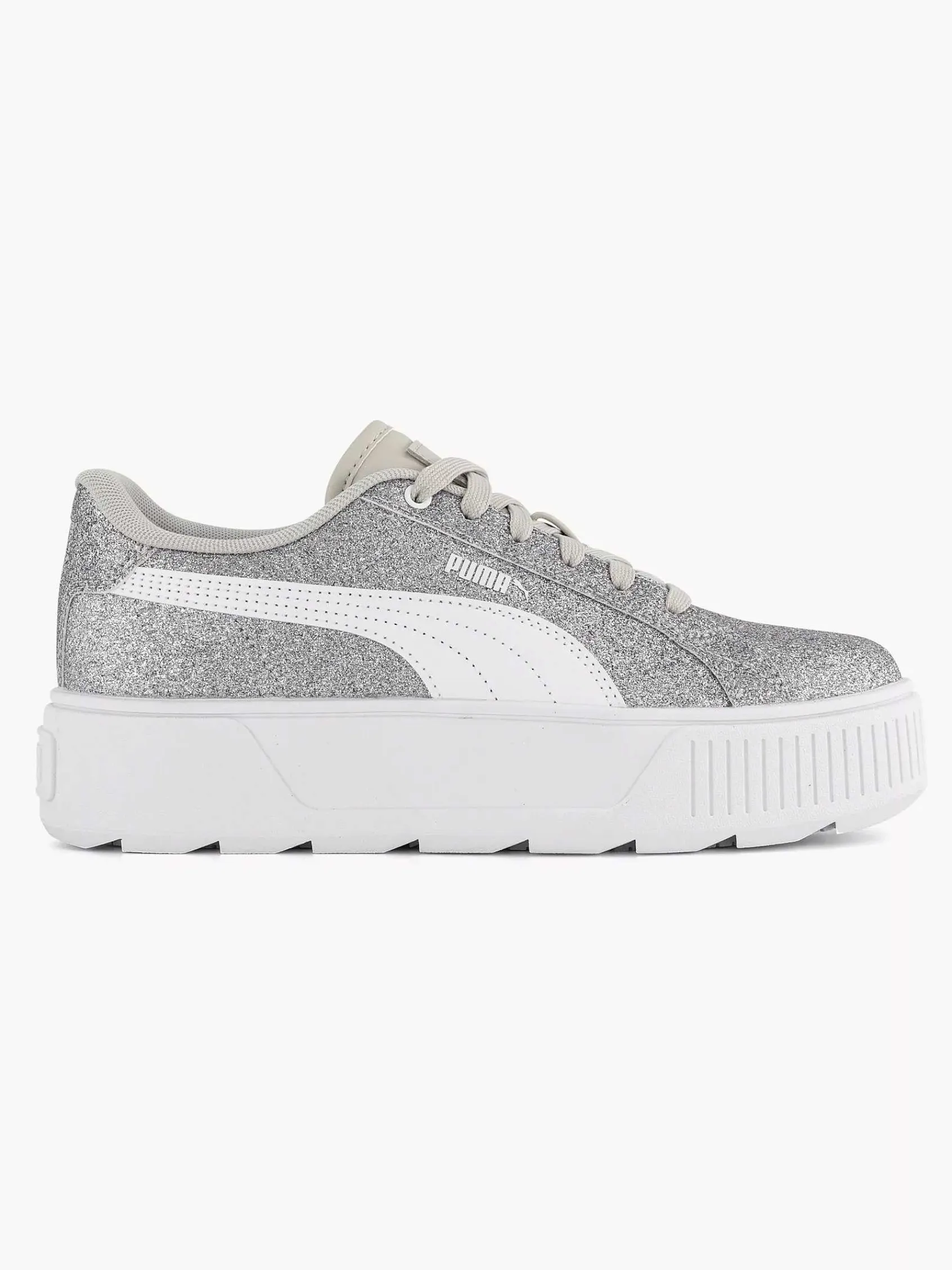 Sneakers|Puma Zilveren Karmen Glitz Jr