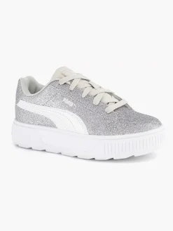 Jongensschoenen|Puma Zilveren Karmen Glitz Ps Glitter
