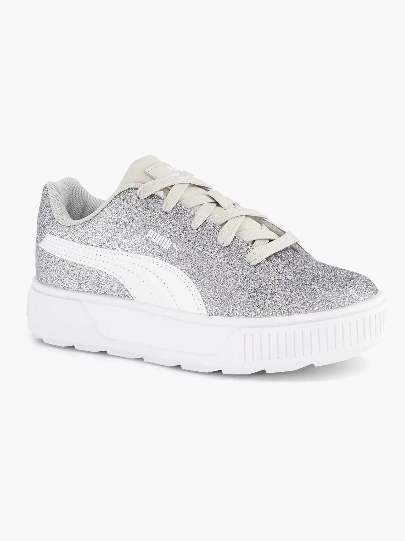 Jongensschoenen|Puma Zilveren Karmen Glitz Ps Glitter