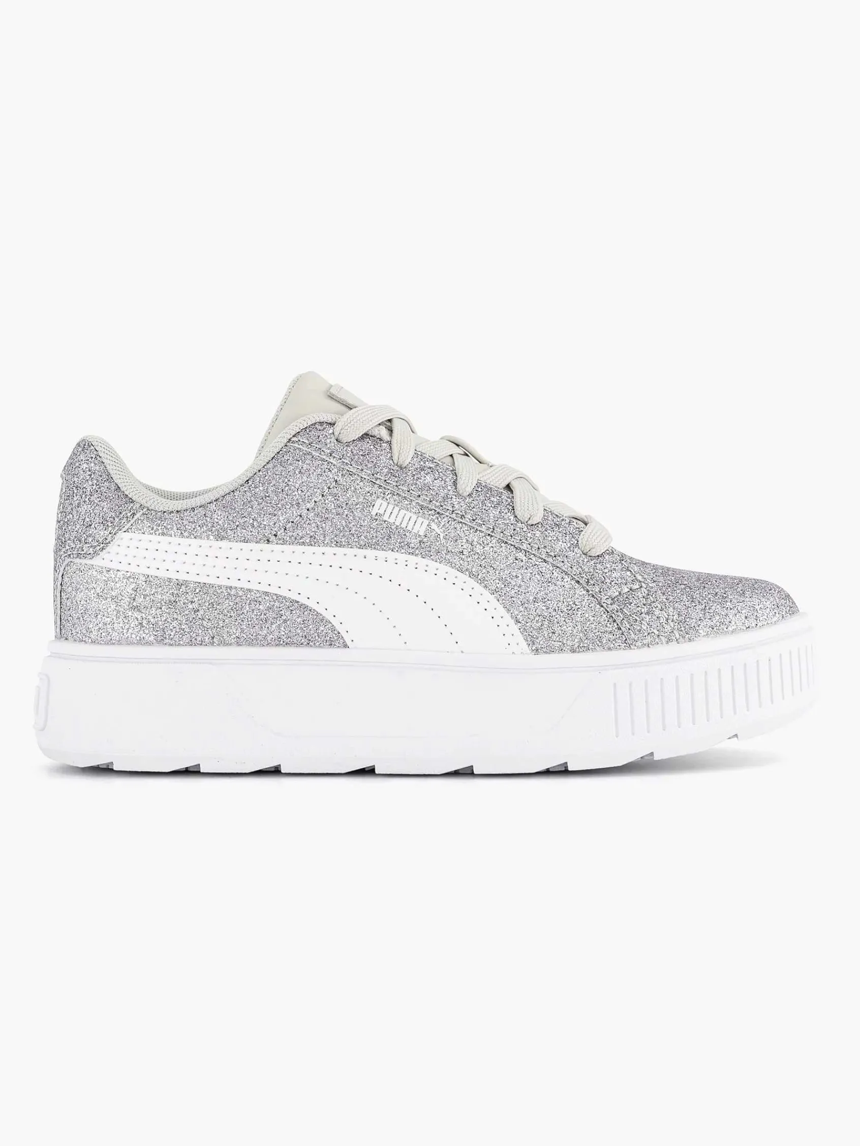 Jongensschoenen|Puma Zilveren Karmen Glitz Ps Glitter