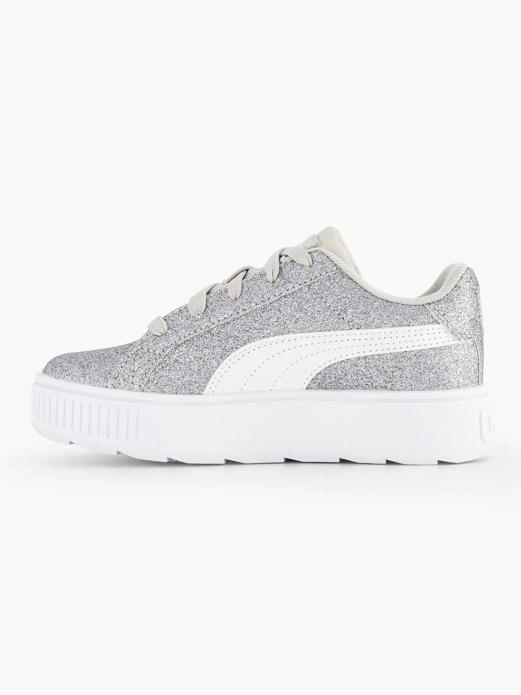Jongensschoenen|Puma Zilveren Karmen Glitz Ps Glitter
