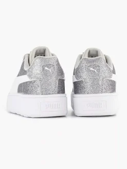 Jongensschoenen|Puma Zilveren Karmen Glitz Ps Glitter