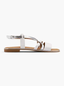 Sandalen|Graceland Zilveren Sandaal
