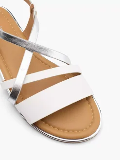 Sandalen|Graceland Zilveren Sandaal