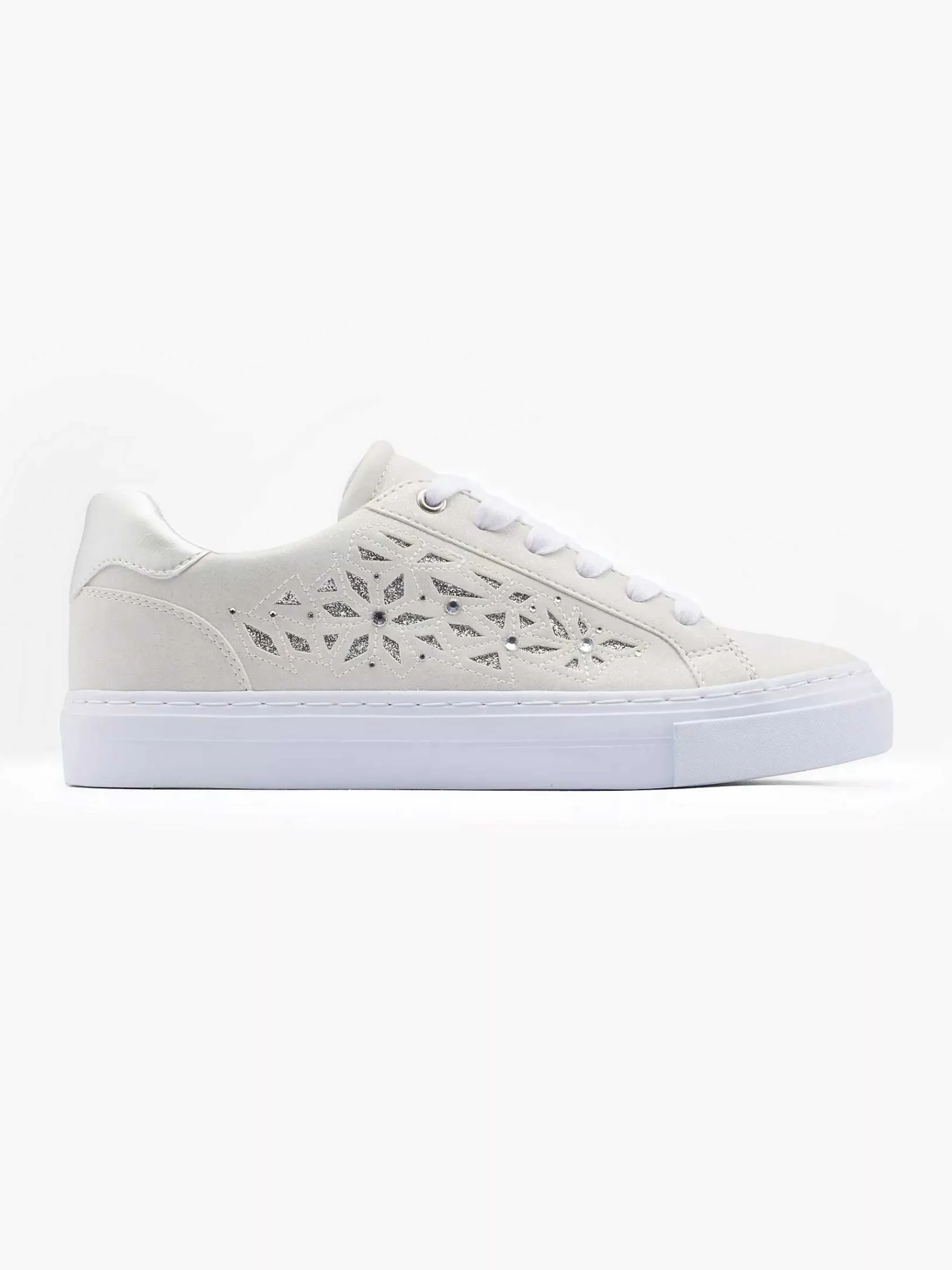 Sneakers|Graceland Zilveren Sneaker