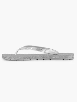 Slippers|Blue Fin Zilveren Teenslipper
