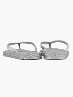 Slippers|Blue Fin Zilveren Teenslipper