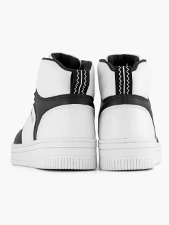 Sneakers|Oxmox Zwart Witte Hoge Sneaker